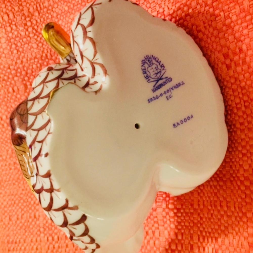 JE22-HEREND Chocolate Fishnet Nesting Ducks Figurine - Picture 5 of 8